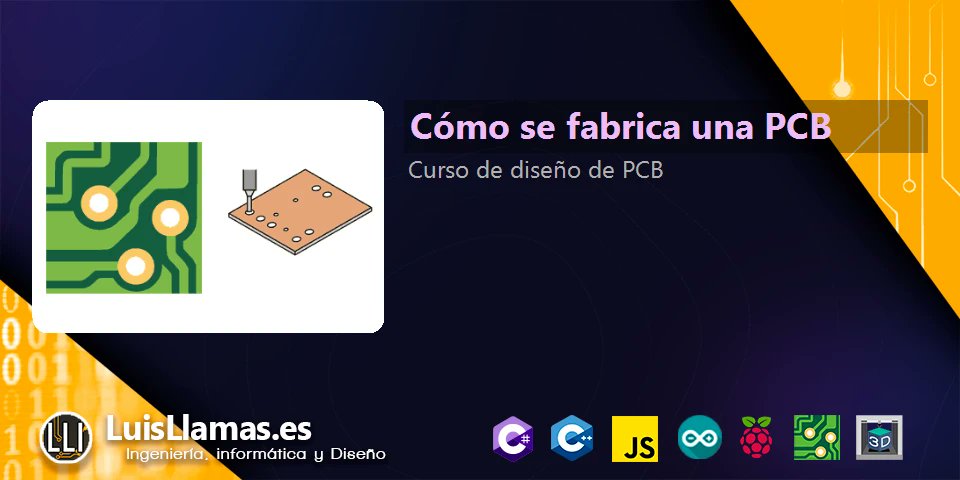 arduino_display's tweet card. Continuamos con la sección de PCB viendo el una explicacion cómo se fabrica de una PCB de doble cara, un proceso que puede ser realmente complejo