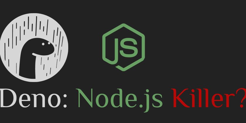 SojharoMangi's tweet card. Out with the old and in with the new! Will Deno replace Node?? Well let's see. What is Deno...