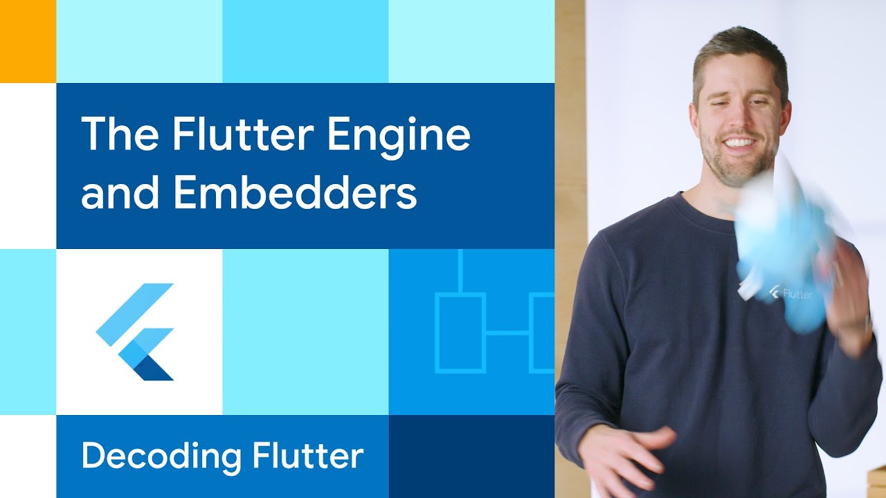 TheFlutterDevs's tweet card. How Flutter Works: The Flutter Engine and Embedders #DecodingFlutter...