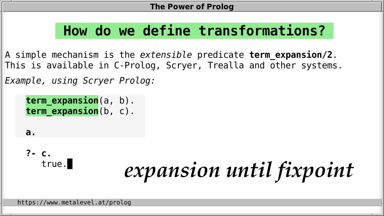 Jose_A_Alonso's tweet card. Macros in Prolog: Term and Goal Expansion