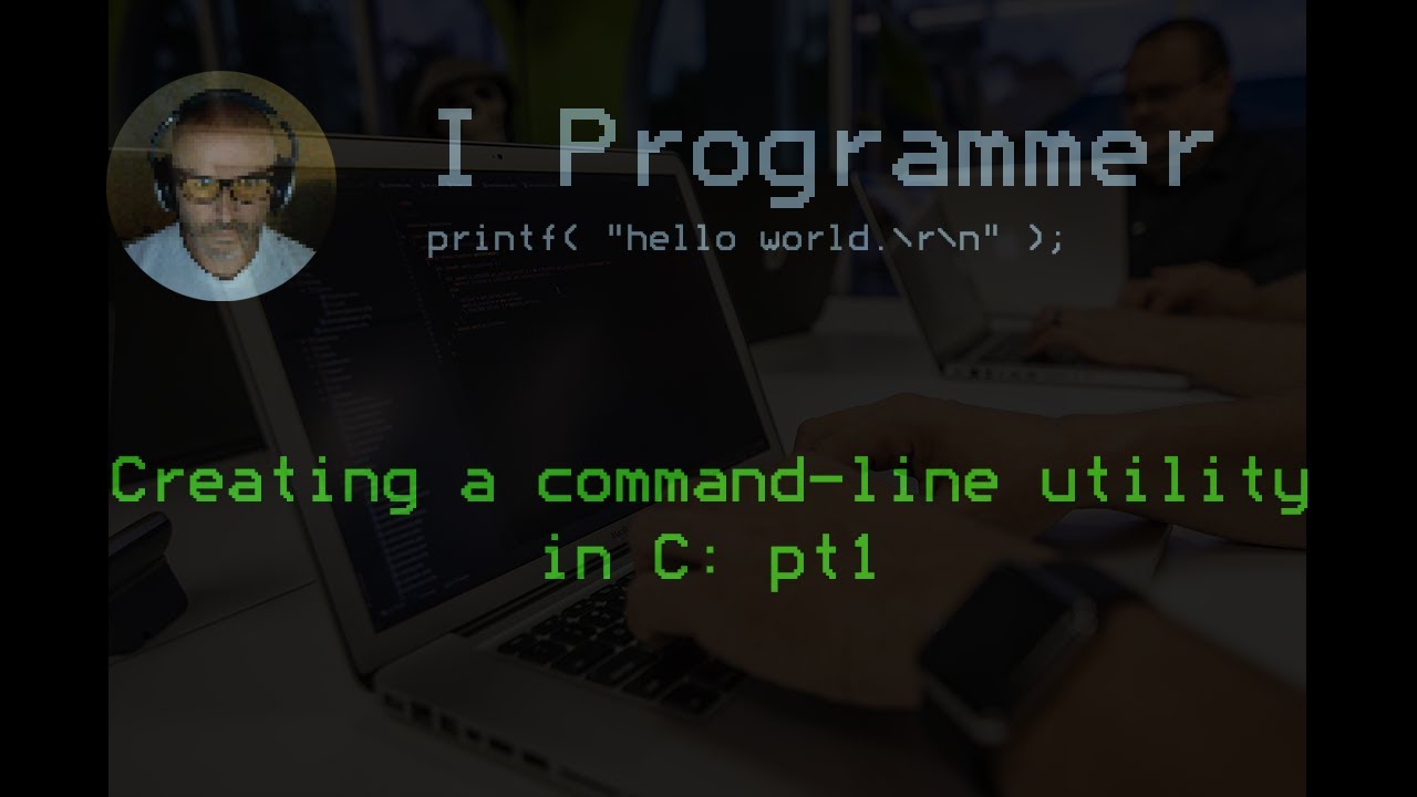 _IProgrammer_'s tweet card. How to Write a Command Line Utility in C: Parameters (C Programming:)