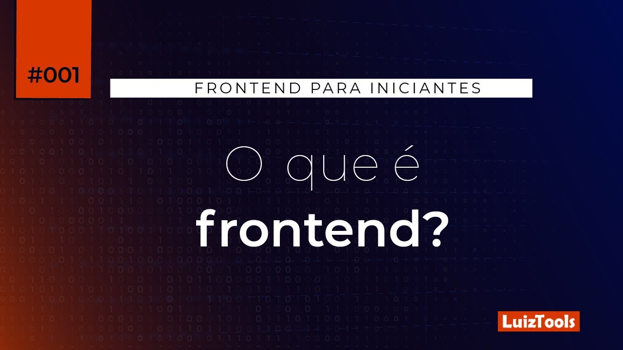 luiztools's tweet card. O que é Frontend? - Série Frontend para Iniciantes #001