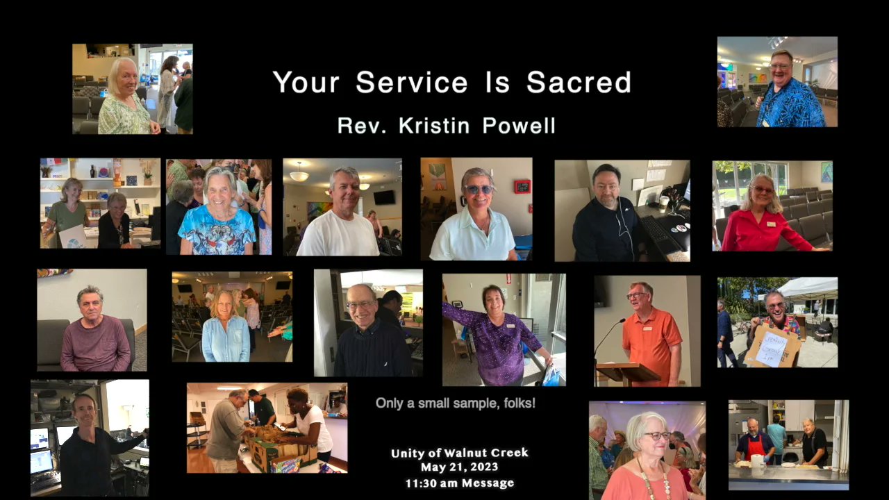 unitycenter_wc's tweet card. May 21, 2023 – Your Service is Sacred