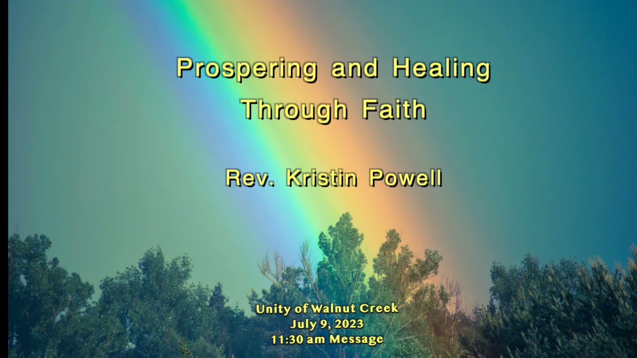 unitycenter_wc's tweet card. July 9, 2023 – Prospering and Healing Through Faith