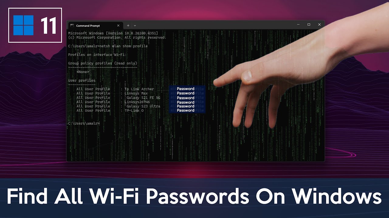 GeeksTutorial's tweet card. How to Find WiFi Password On Windows 11 (really easy)