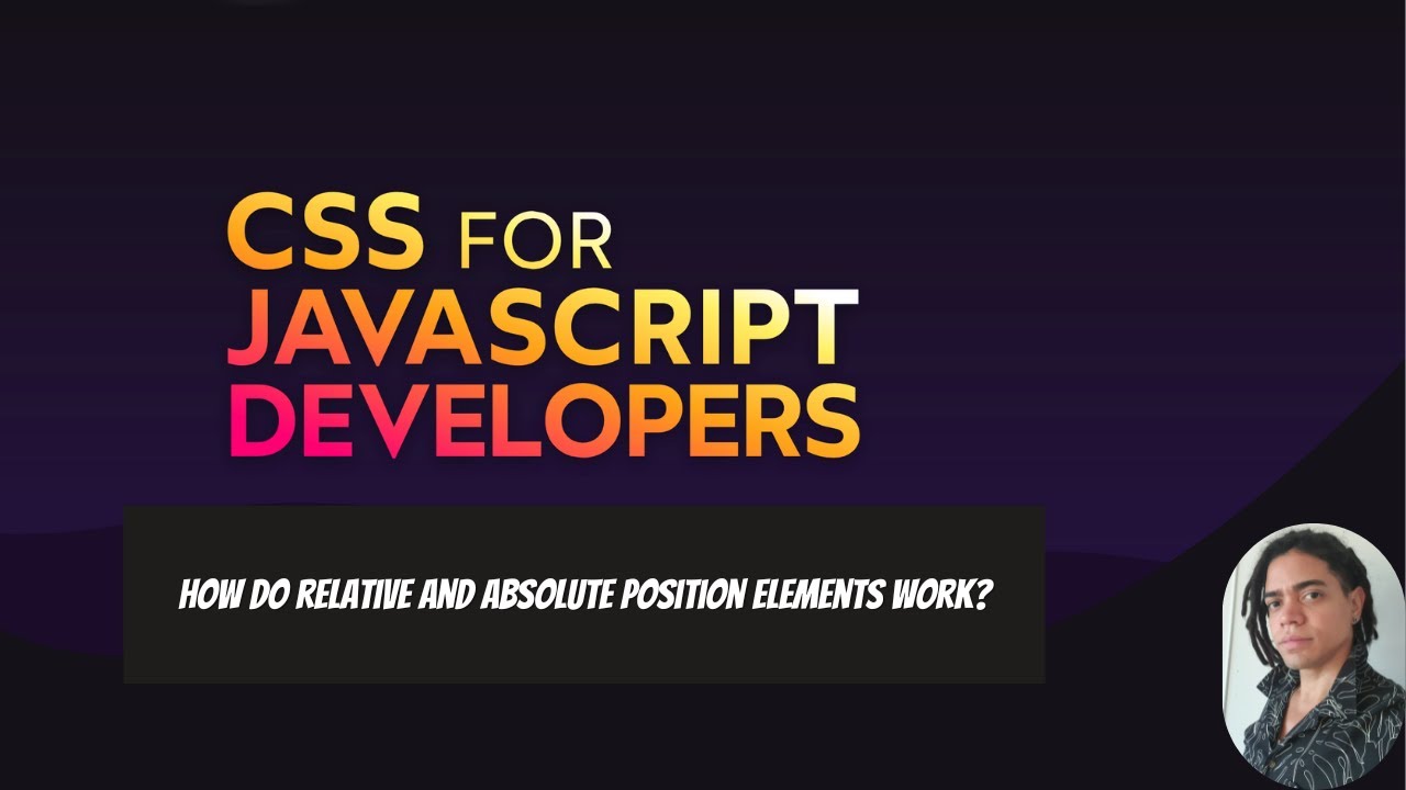 arthard101's tweet card. Css for Javascript developers : How do relative and absolute Position...