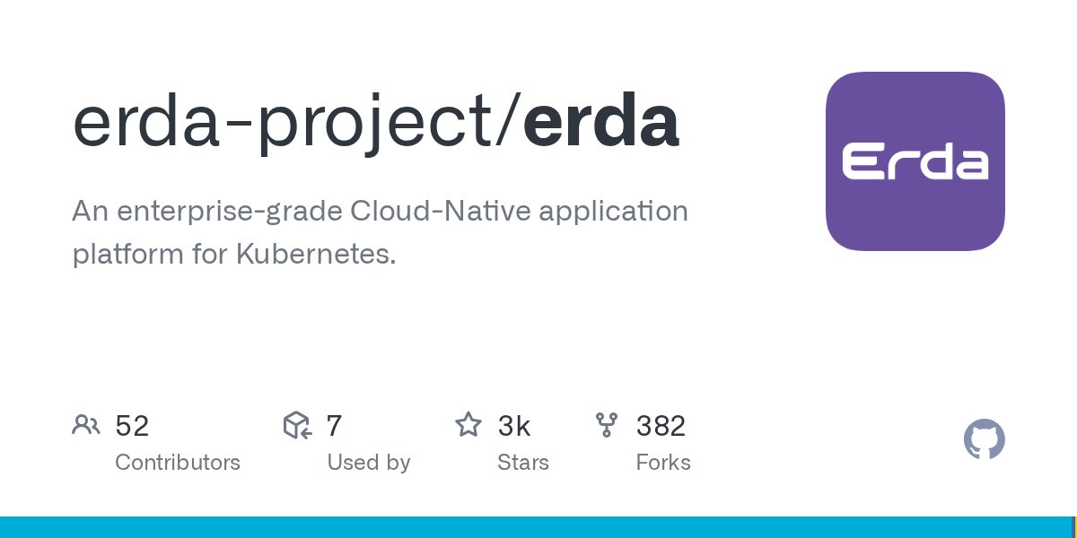 TrendingGolang's tweet card. An enterprise-grade Cloud-Native application platform for Kubernetes. - erda-project/erda
