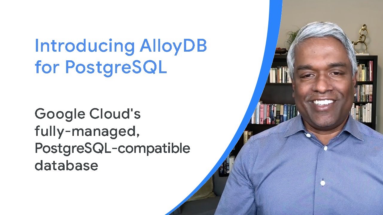 kapila_amit's tweet card. Introducing AlloyDB for PostgreSQL