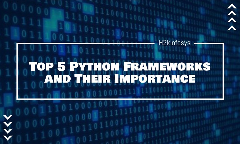 h2kinfosys's tweet card. Top 5 Python Frameworks and Their Importance. Generally, there are two types of Python framework used while developing applications.check our blog for more.