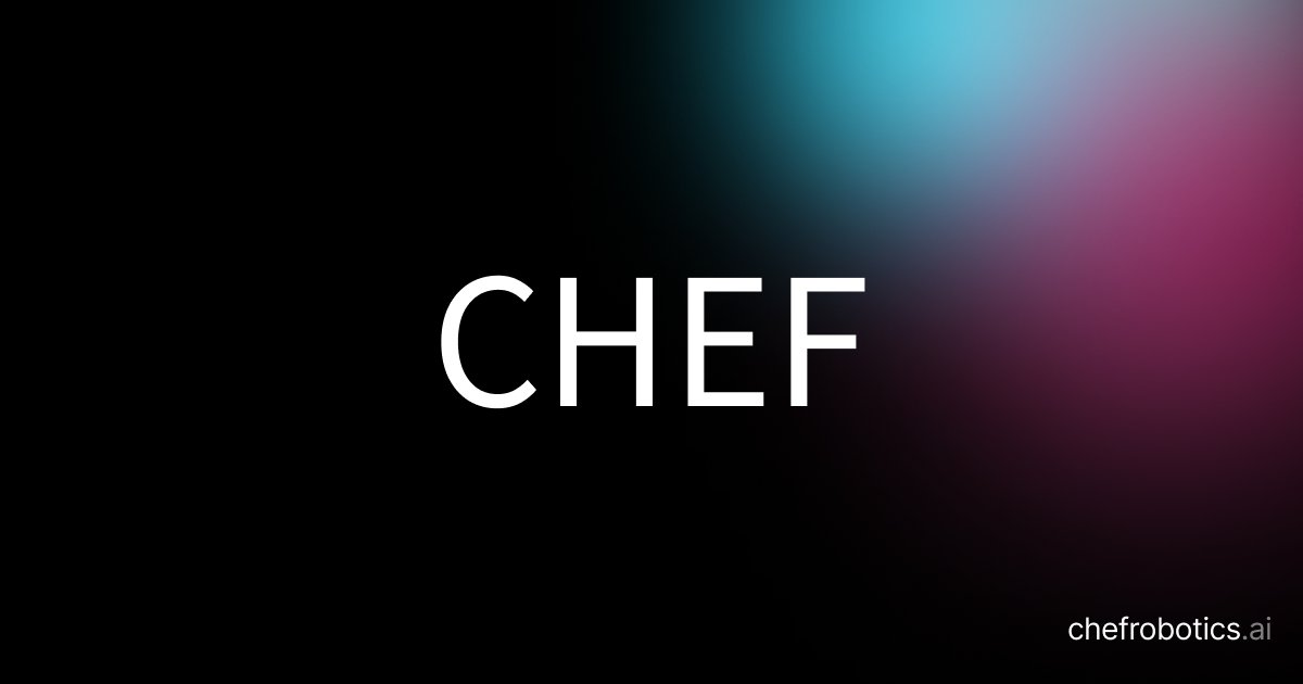 ChefRobotics's tweet card. Build robotics with a real-world impact. Chef Robotics is a high-growth startup and leader in food robotics and AI. Join our team of world-class experts in developing the world's most intelligent...