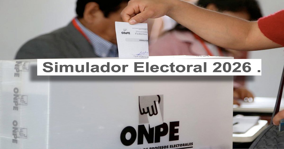 mati_faure's tweet card. Simulador de resultados electorales para el Congreso de la República del Perú 2026