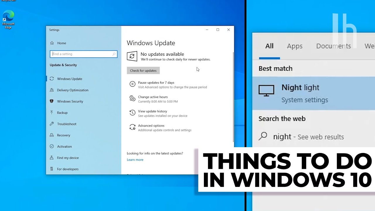 sqldataengineer's tweet card. The First 5 Things to Set Up in Windows 10 | Quick Fix