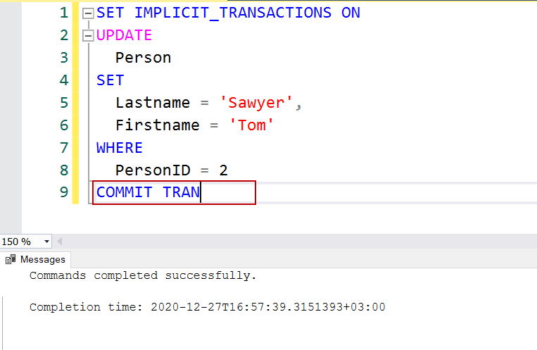 sqldataengineer's tweet card. This article will show all aspects of the modes of transactions in SQL Server.