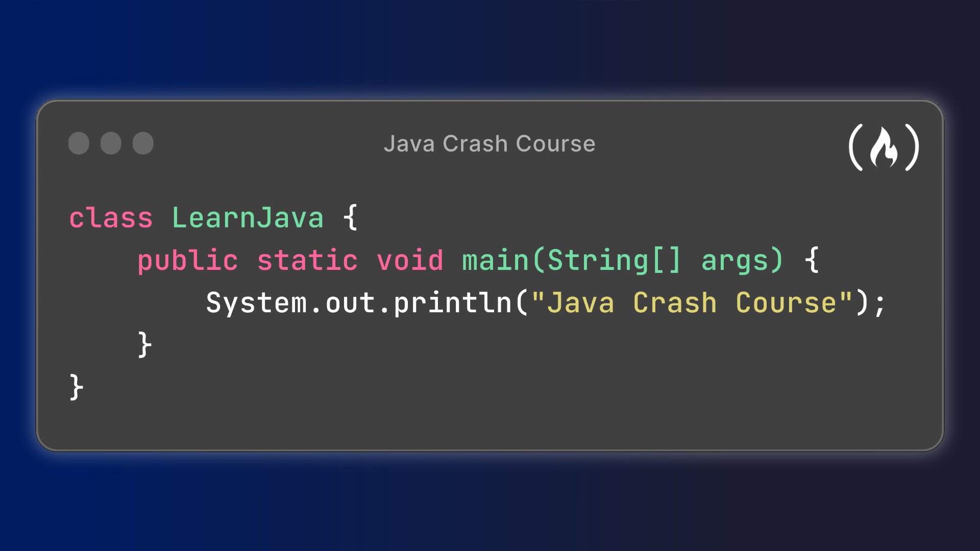 freeCodeCamp's tweet card. Java has been a popular programming language for over two decades. Learning Java is a good way to mastering the fundamentals of modern coding practices. We just posted a full course on the freeCode...