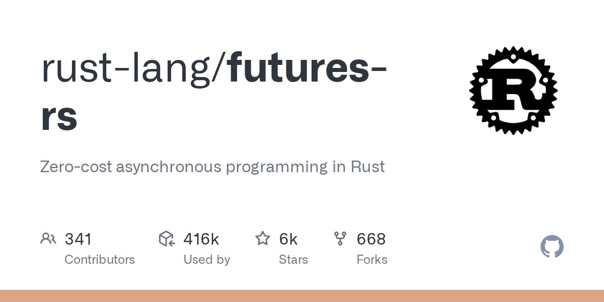 practicalrs's tweet card. Zero-cost asynchronous programming in Rust. Contribute to rust-lang/futures-rs development by creating an account on GitHub.