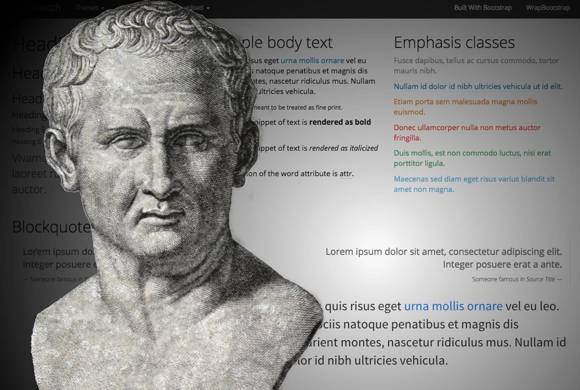 L2CodeHTML's tweet card. The hidden message behind "fake" Latin filler text.