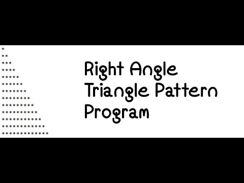 codingmachine1's tweet card. Java/BlueJ Program To Print Right Angle Triangle Pattern | CodingMa...