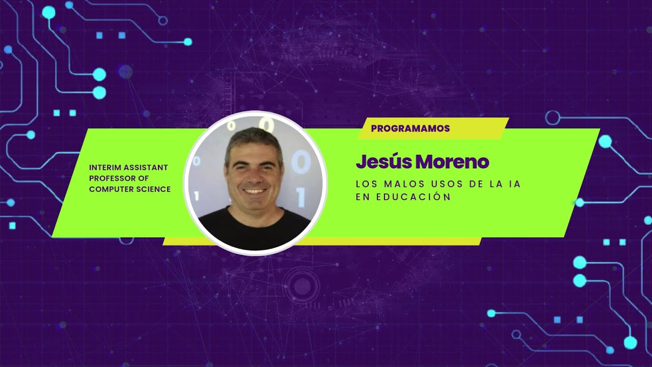 _learningml_'s tweet card. Reflexionamos con Jesús Moreno