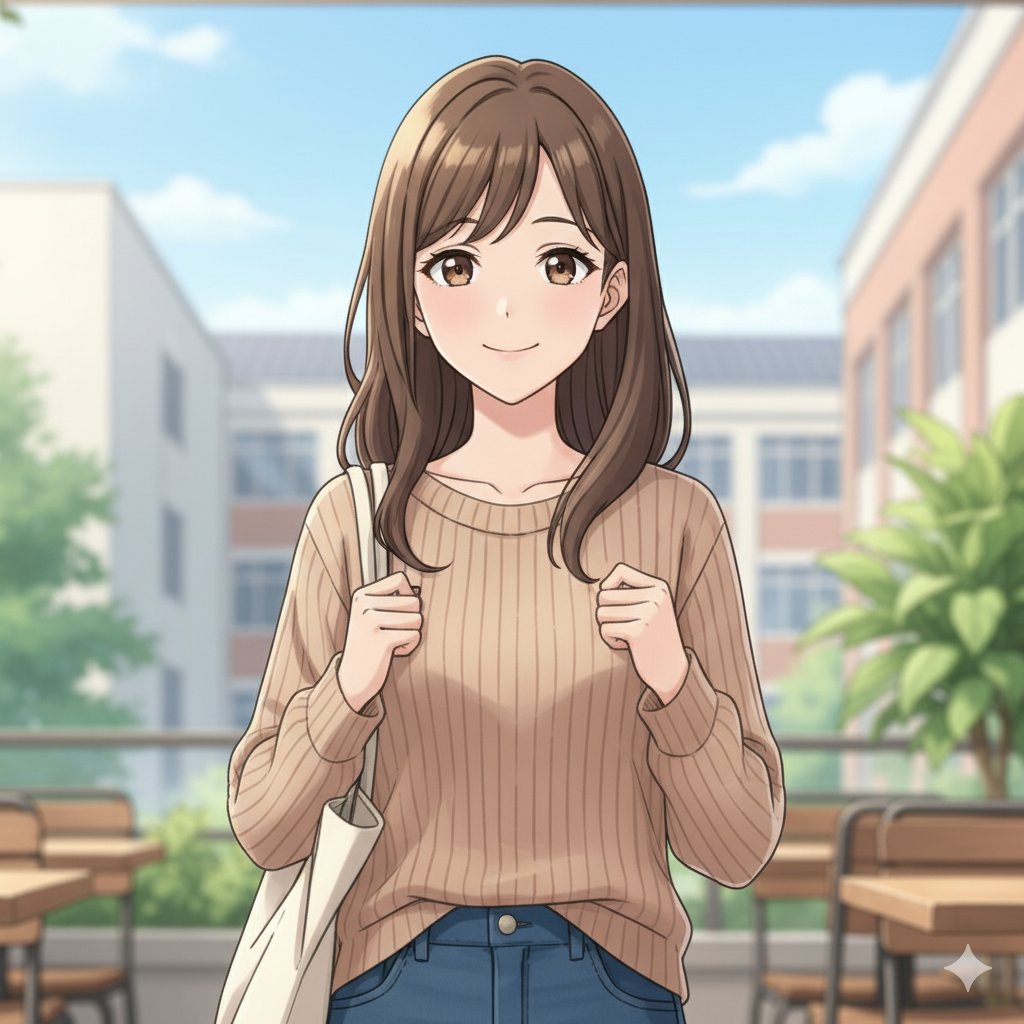 13_python65042's tweet card. AIキャラクターとの会話を通じて、彼女たちの悩みを解決するインタラクティブな美少女ゲームです。