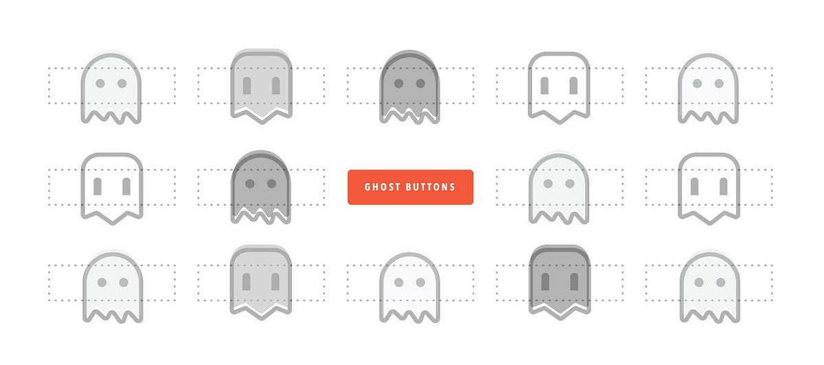 cssanswers's tweet card. Ghost buttons are everywhere…but did you know they were called that?