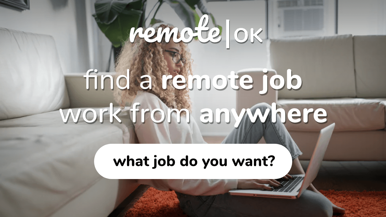 amitcoder1's tweet card. Looking for a remote job? Remote OK® is the #1 Remote Job Platform and has 1,129,170+ remote jobs as a Developer, Designer, Copywriter, Customer Support Rep, Sales Professional, Project Manager and...
