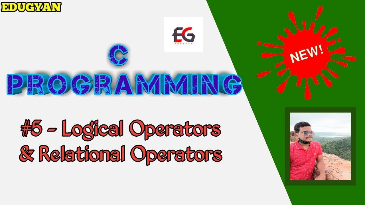 EDUGYAN1's tweet card. operators in c - Logical and Relational Operator - c programming |...