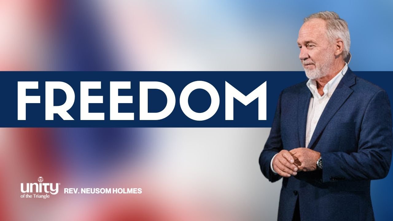 UnityTriangle's tweet card. Freedom | Rev Neusom Holmes | Unity of the Triangle | July 3 2022