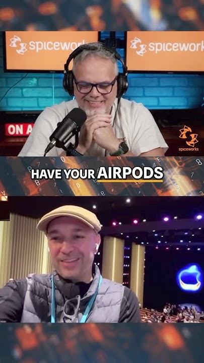 Spiceworks's tweet card. 📱 Apple Event Watch Party: Airpod highlight #shorts