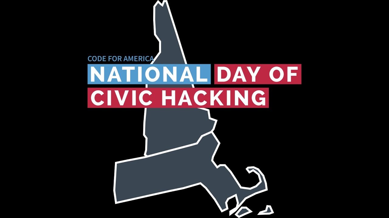 CodeForBoston's tweet card. Rundown of schedule NDoCH 2020