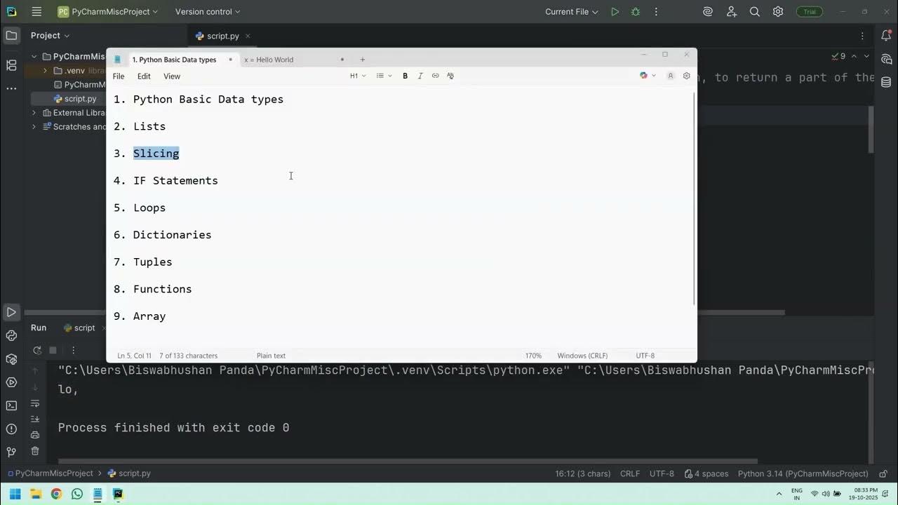 e_biswabhusan's tweet card. Mastering Python Array Manipulation: Loops, Functions, and List...