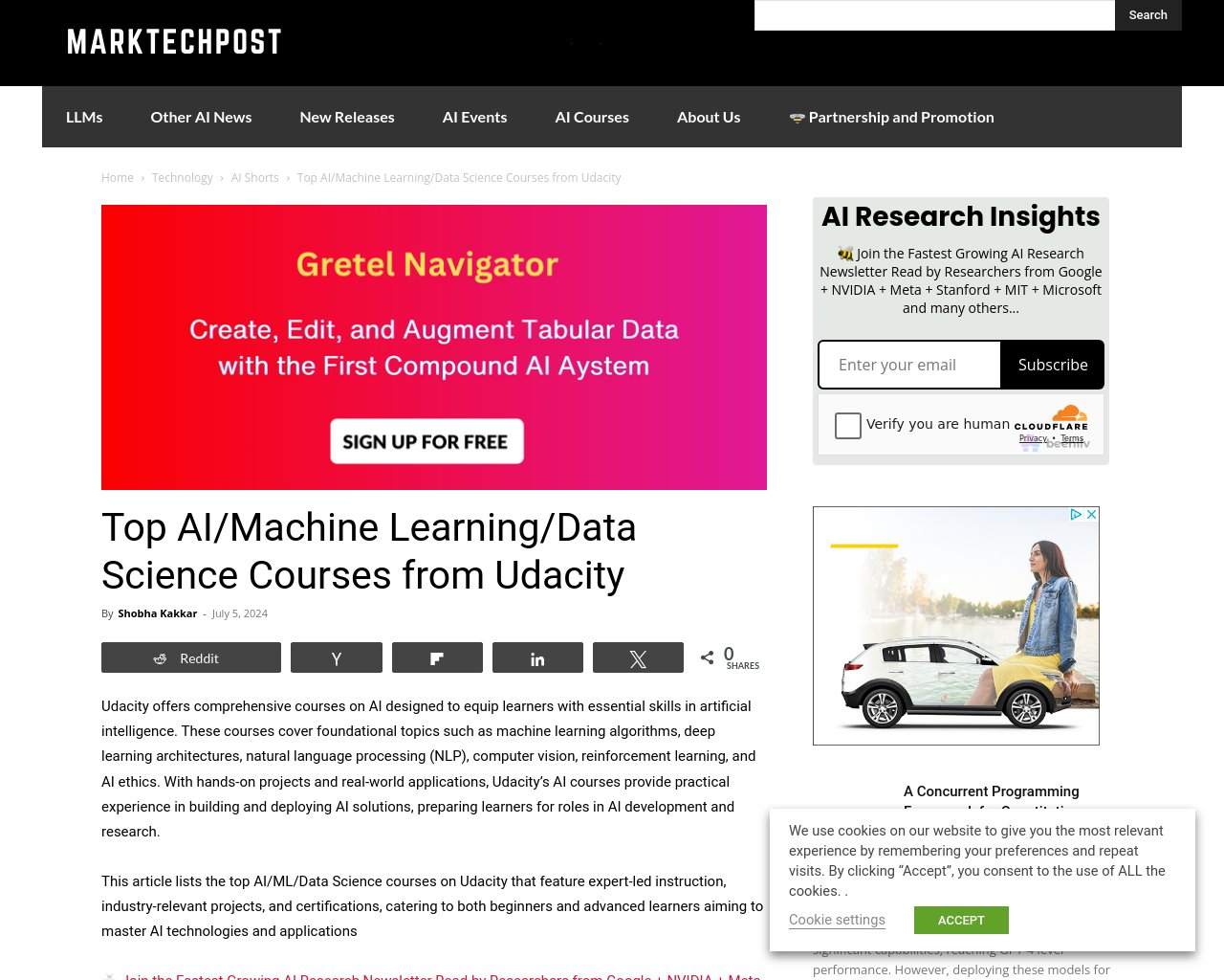 managetech_inc's tweet card. Udacityは人工知能に関する包括的なコースを提供しており、機械学習アルゴリズム、ディープラーニングアーキテ