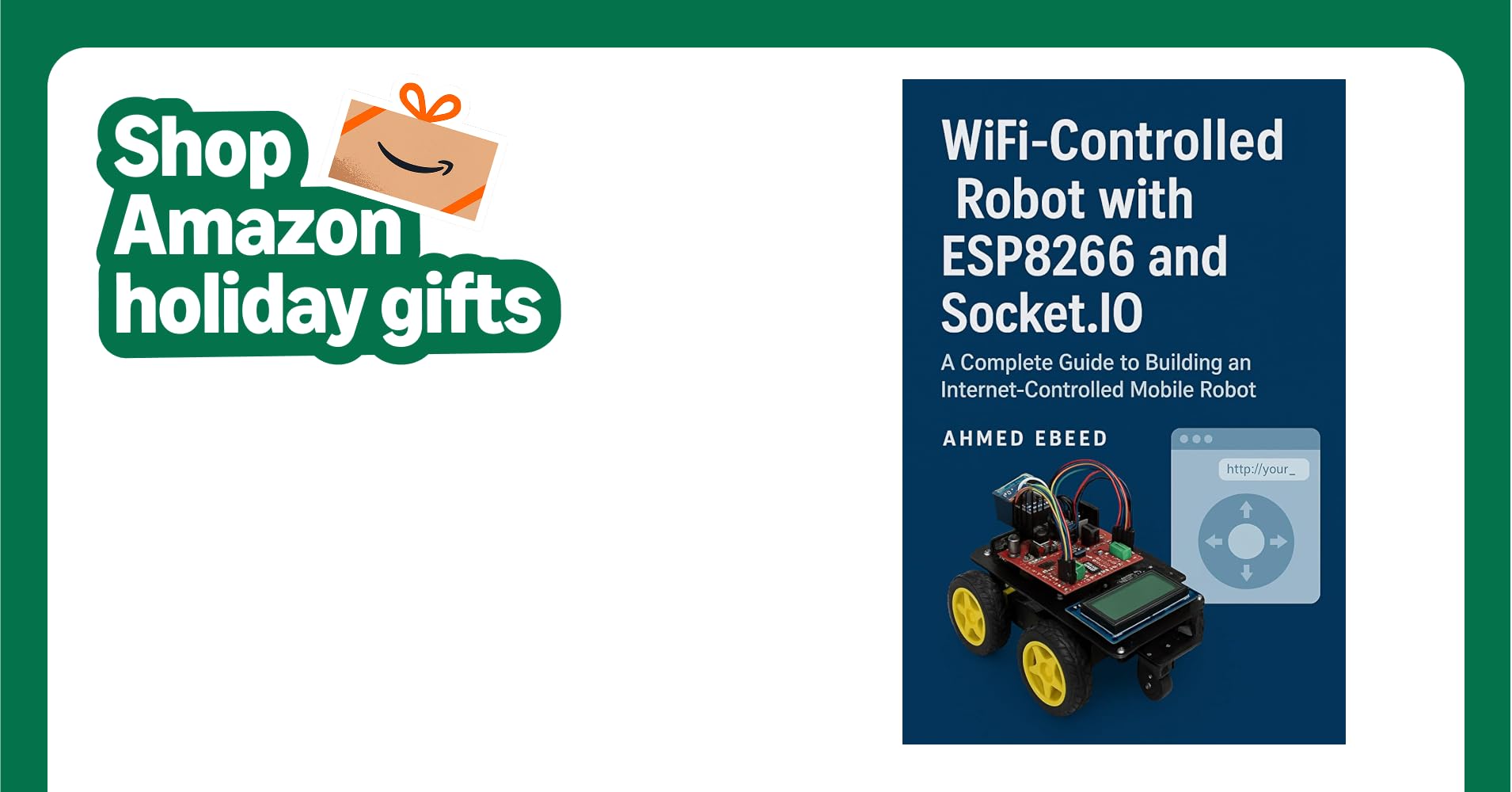 ahmedebeed555's tweet card. Have you ever dreamed of building your own robot that you can control from anywhere in the world? This comprehensive, hands-on guide takes you step-by-step through creating a fully functional...