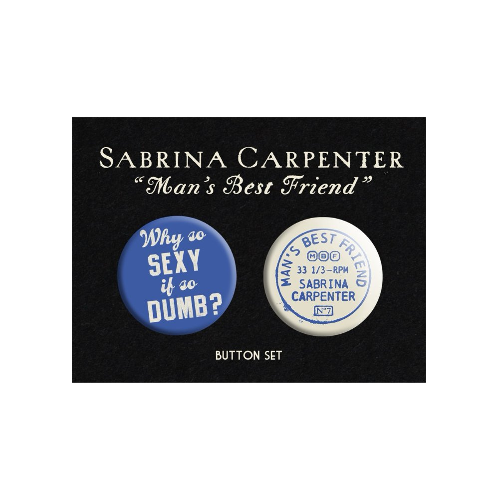 sabrinabot_py's tweet card. Why so sexy, wear these pins... Straight from my pop-ups! Set of two 1.5 inch buttons Please Note: depiction of this product is a digital rendering and for illustrative purposes only. Product...