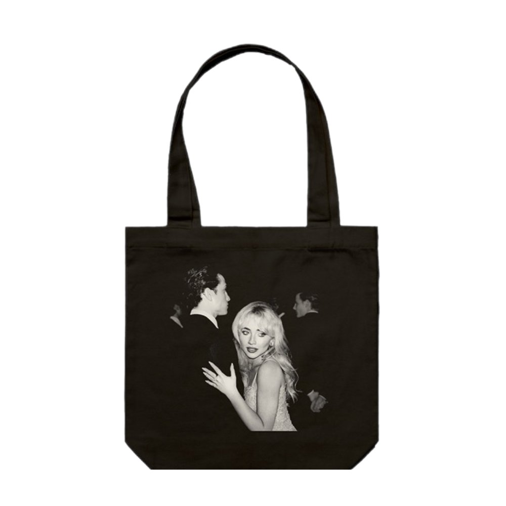 sabrinabot_py's tweet card. To gather all your stuff in case ya know, you almost break up.... againStraight from my pop-ups! Black canvas tote 15" x 16" Please Note: depiction of this product is a digital rendering and for...