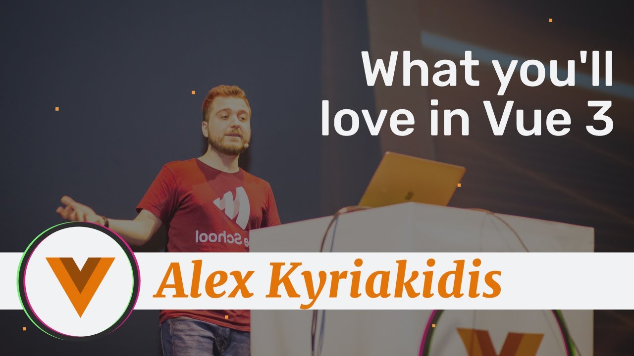 VueSchool_io's tweet card. Prepare yourself for what to expect in Vue 3 with Alex Kyriakidis' presentation from the Vue.js Amsterdam conference.