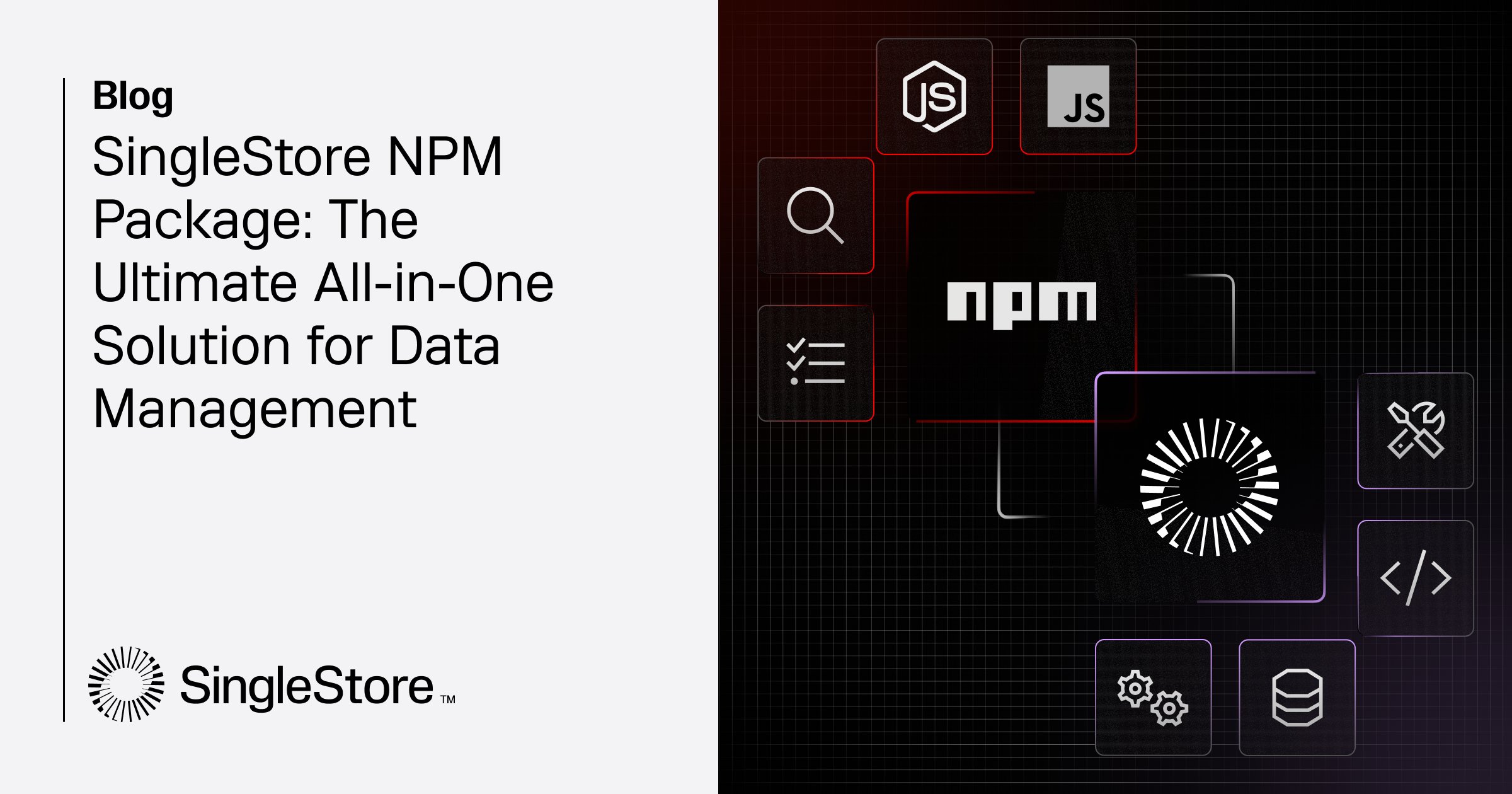 CA_GauravPandit's tweet card. We're excited to introduce a powerful new tool for developers: the @singlestore/client NPM package. By using this package within your Node.js applications, you can simplify the integration of...