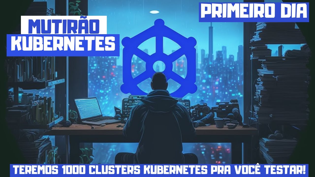 LINUXtipsBR's tweet card. Mutirão Kubernetes - Vamos iniciar a sua jornada no Kubernetes! |...