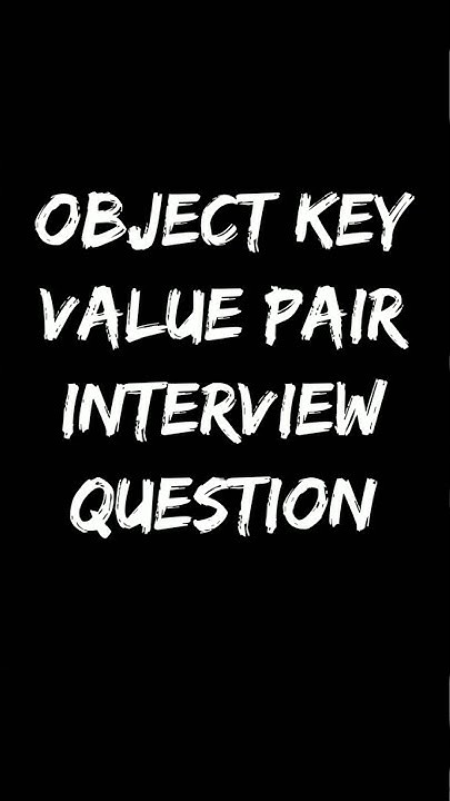 RethinkingUI's tweet card. Object Key Value Pair In Javascript | Frontend Javascript Interview...