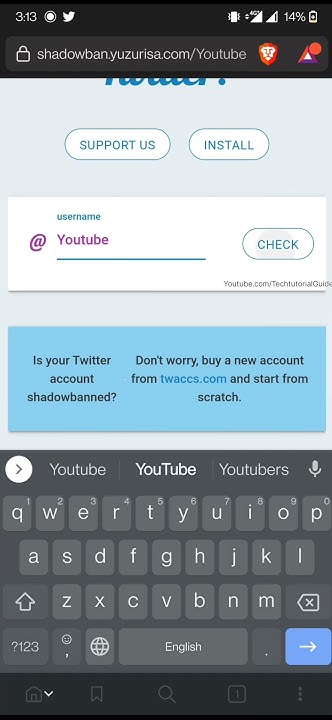 Techtutorial023's tweet card. Twitter (X) Shadow Ban Test : Did Your Twitter Account Shadow Banned...
