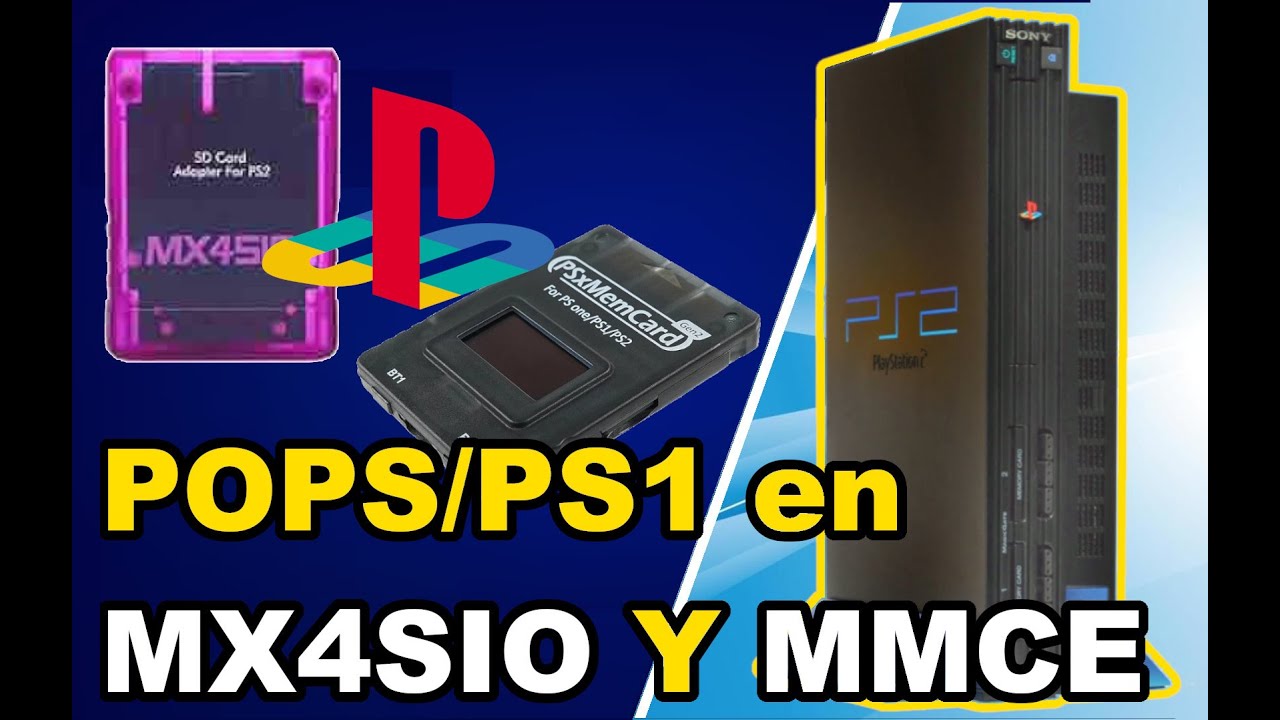 TutorialesVizor's tweet card. 🛠️🎮 POPSTARTER en MX4SIO y MMCE Juega PS1 en PS2 Por Fin! 🛠️🎮
