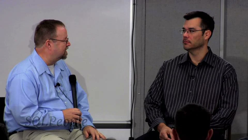 SQLPeople's tweet card. Thomas LaRock: Interview with Andy Leonard