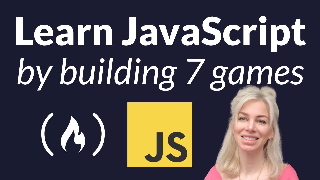 freeCodeCamp's tweet card. JavaScript is the one of the most popular programming languages. We have released a full video course where you can learn JavaScript by building 7 retro grid-based games. When you learn by building...