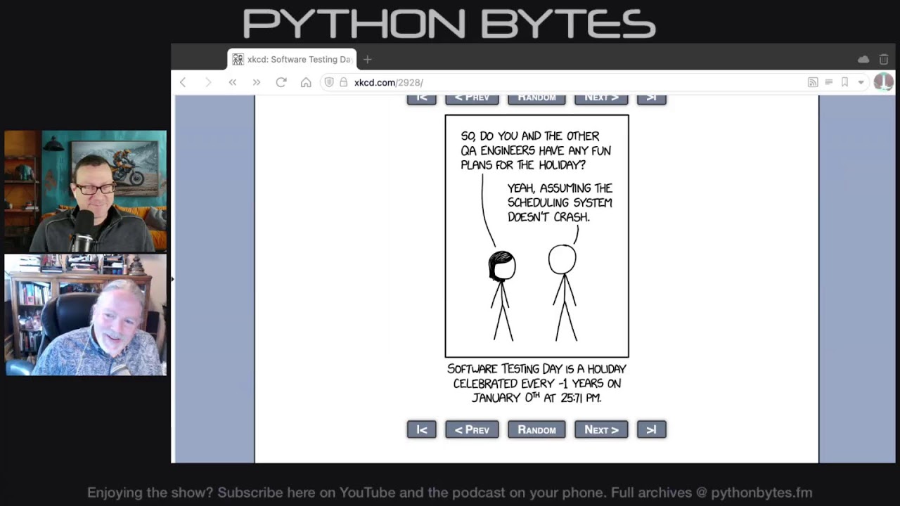 pythonbytes's tweet card. News and announcements from the Python community for the week of May 14th, 2024