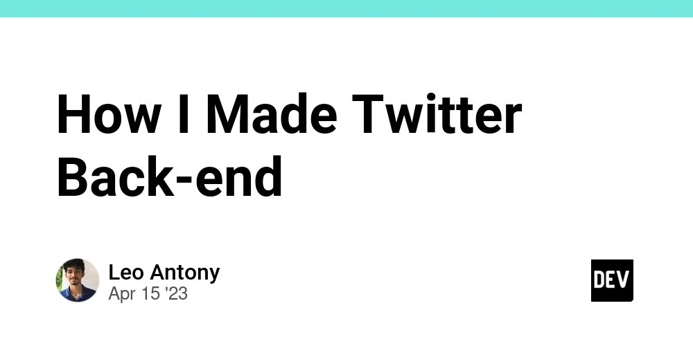 golangtw's tweet card. 1. Introduction I am designing a back-end for Twitter using a micro-service architecture....