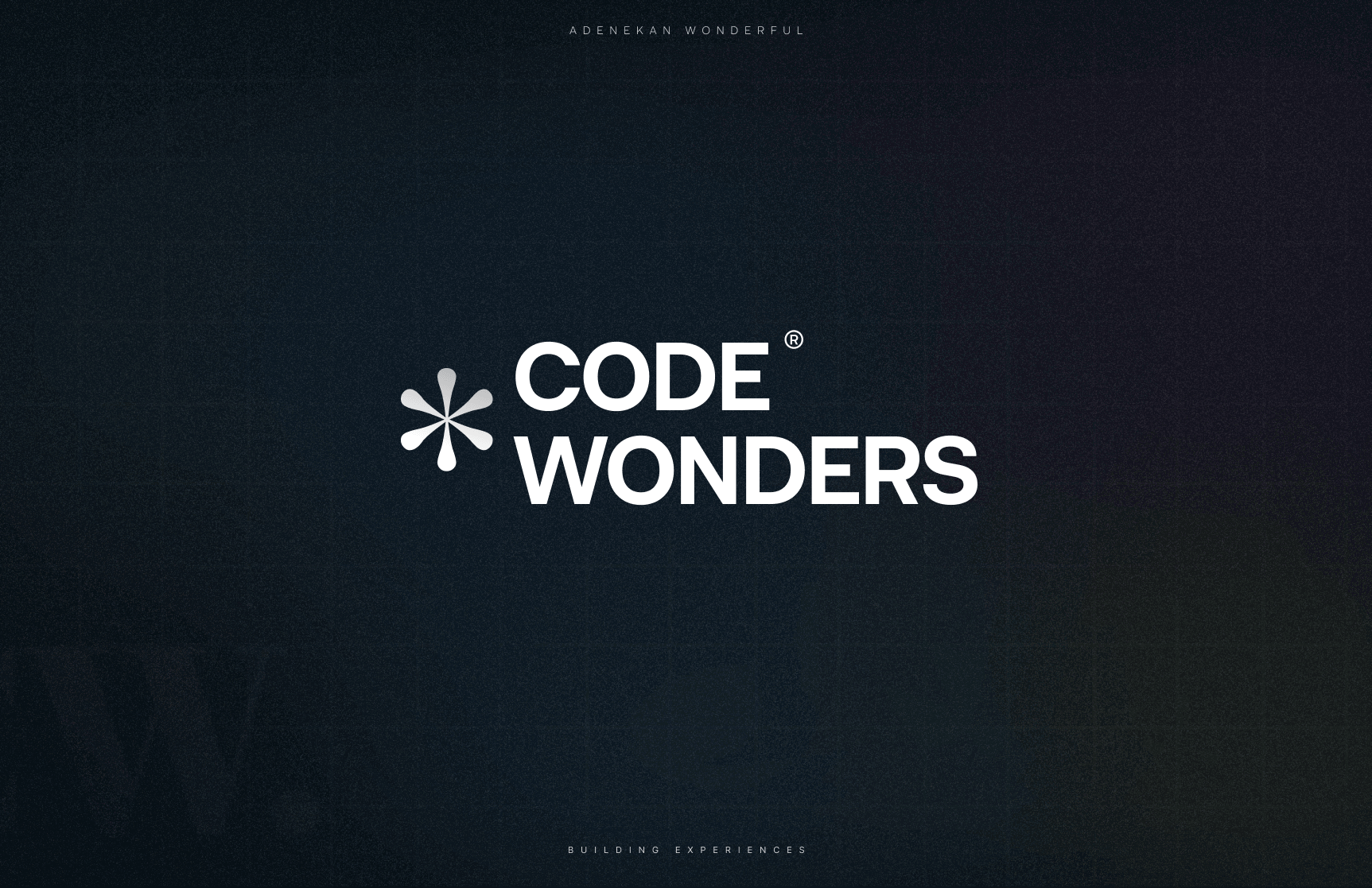 code_wonders's tweet card. Hi, I'm Adenekan Wonderful, Frontend developer, UX architect, and JavaScript engineer.