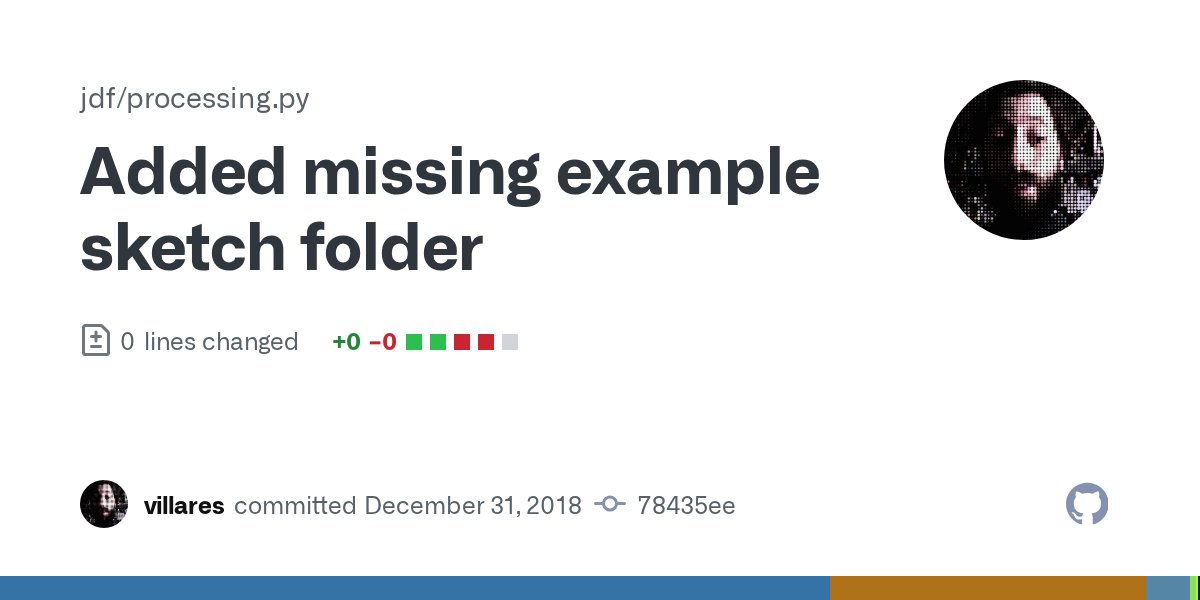 processingpy's tweet card. /GameOfLife/