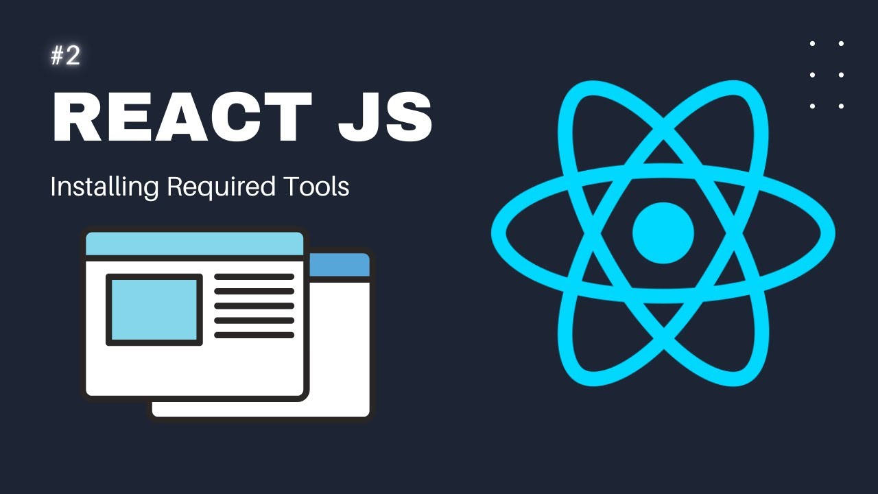 webdeveloperjs's tweet card. React JS Tutorial For Beginners : Part 2 Installing Required Tools