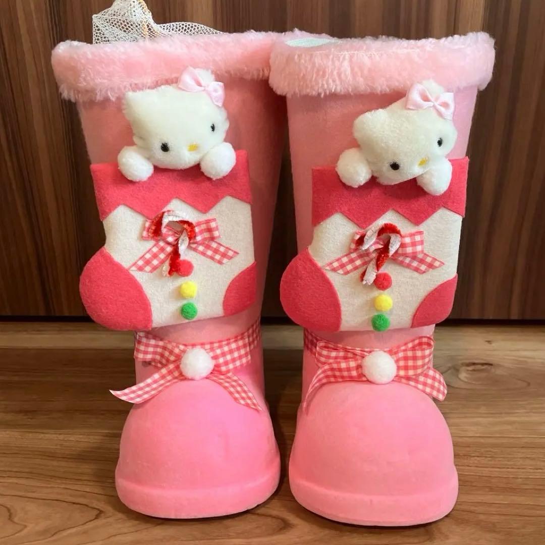 ハローキティ　クリスマスブーツ　クリスマスライト　セット ハローキティ クリスマスブーツ クリスマスライト セット - メルカリ