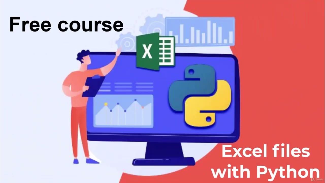 FreeCourseCodes's tweet card. Excel Files with Python: Automate Data Handling & Analysis