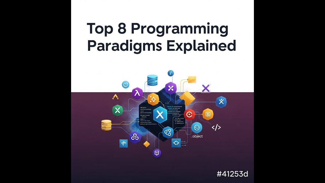 SystemDR1's tweet card. Top 8 Programming Paradigms Explained: Imperative, Functional, OOP &...